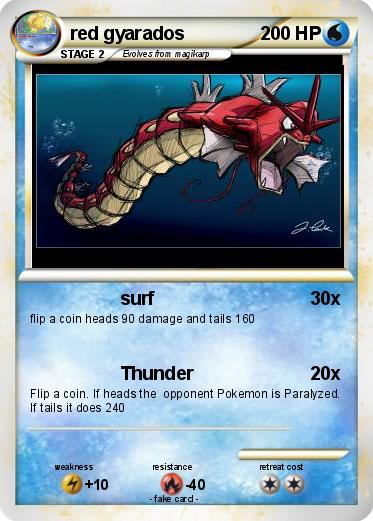 Pokemon red gyarados