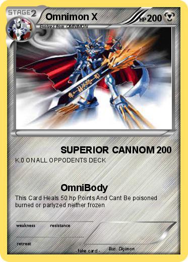Pokemon Omnimon X