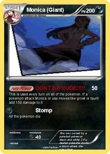 Pokemon Monica (Giant)