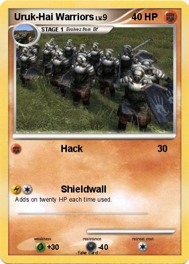 Pokemon Uruk-Hai Warriors