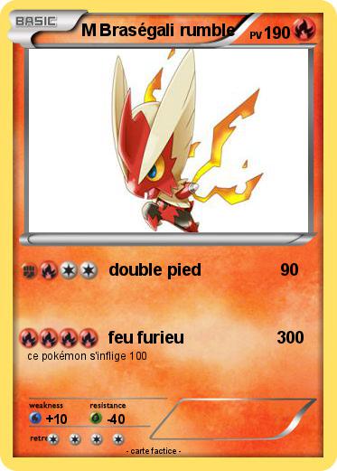 Pokemon M Braségali rumble
