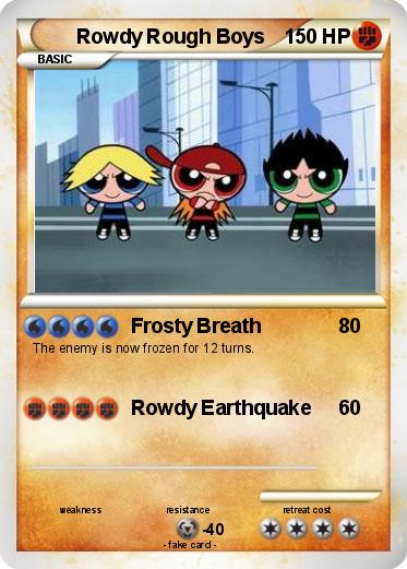 Pokemon Rowdy Rough Boys