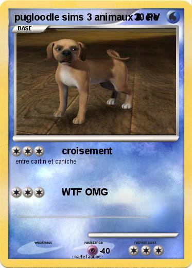 Pokemon pugloodle sims 3 animaux & cie