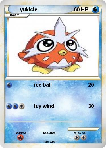 Pokemon yukicle