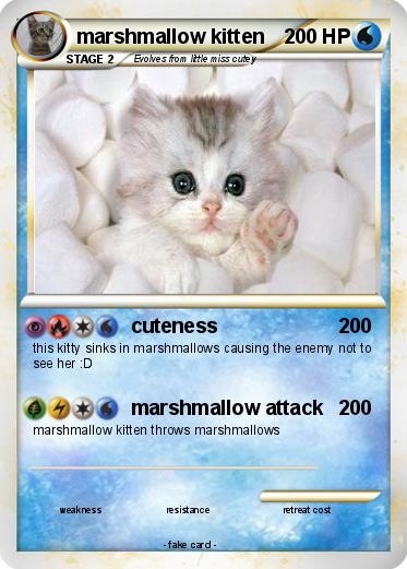 Pokemon marshmallow kitten