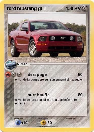Pokemon ford mustang gt