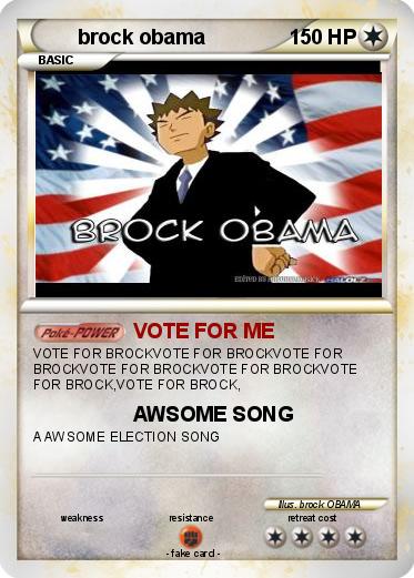 Pokemon brock obama