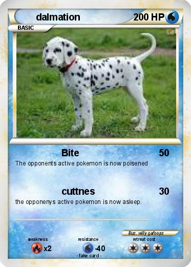 Pokemon dalmation