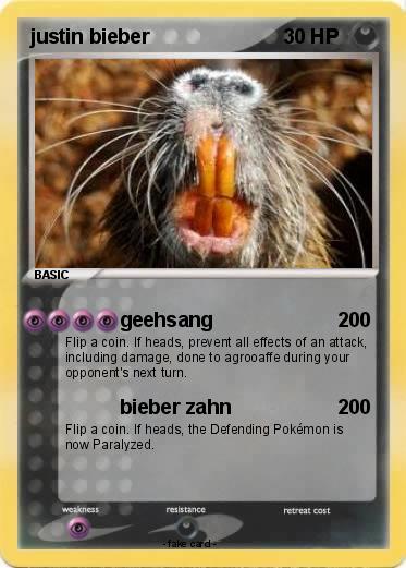 Pokemon justin bieber