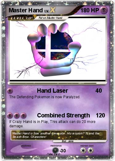 Pokemon Master Hand