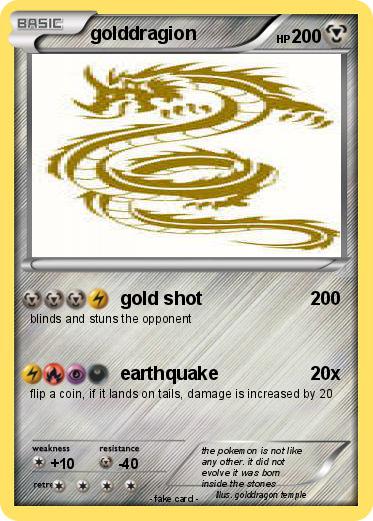 Pokemon golddragion