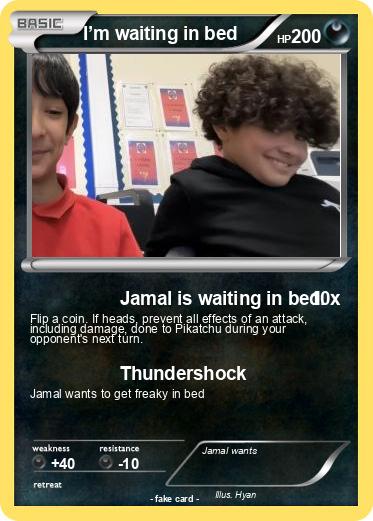 Pokemon I’m waiting in bed