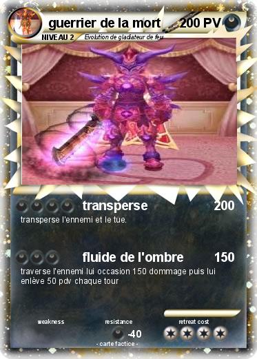 Pokemon guerrier de la mort