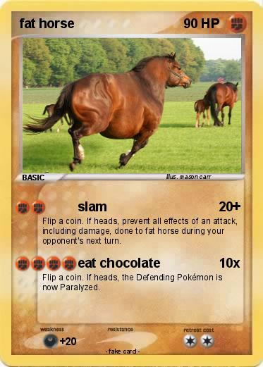 Pokemon fat horse