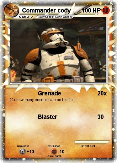 Pokemon Commander cody