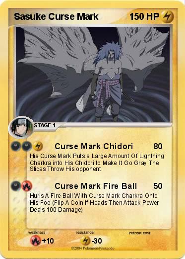 Pokemon Sasuke Curse Mark
