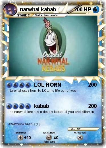 Pokemon narwhal kabab