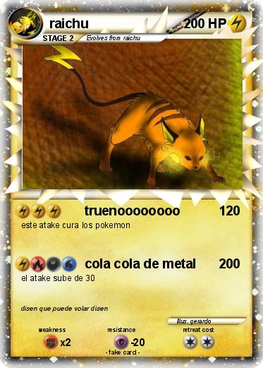 Pokemon raichu