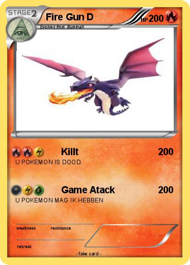 Pokemon Fire Gun D