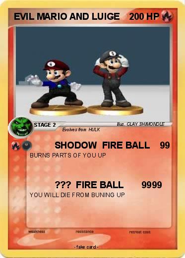 Pokemon EVIL MARIO AND LUIGE