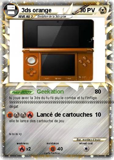 Pokemon 3ds orange