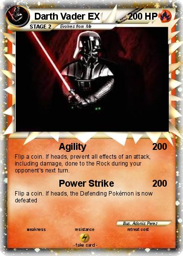 Pokemon Darth Vader EX
