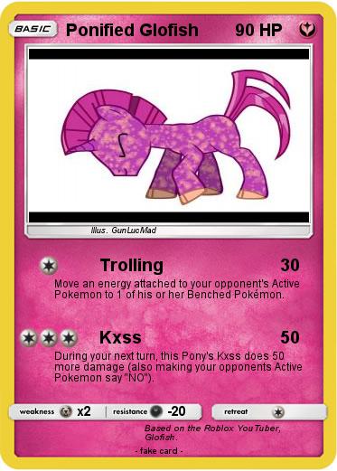 Pokemon Ponified Glofish