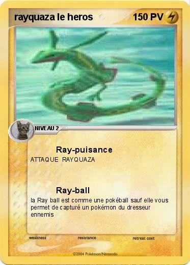 Pokemon rayquaza le heros