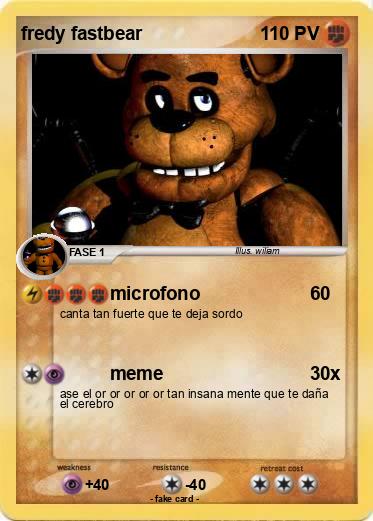 Pokemon fredy fastbear