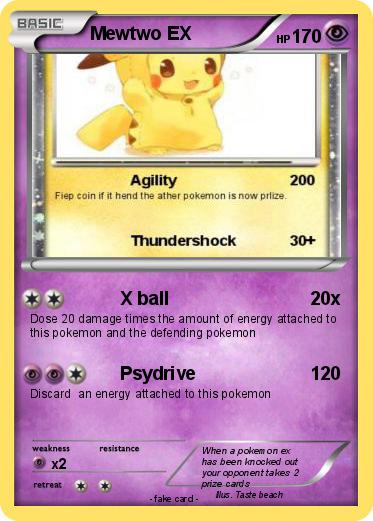 Pokemon Mewtwo EX