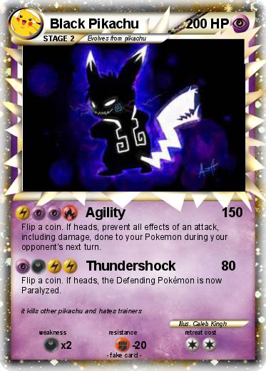 Pokemon Black Pikachu