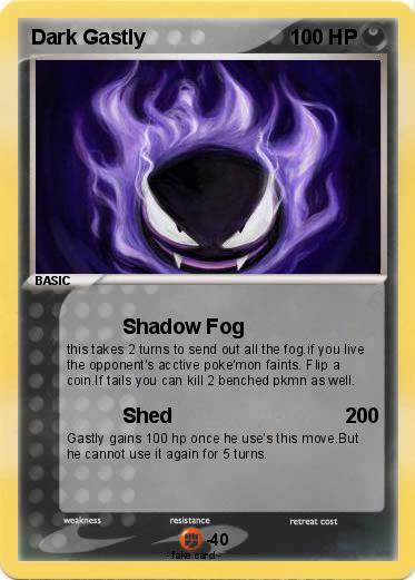 Pokemon Dark Gastly