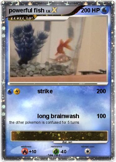 Pokemon powerful fish