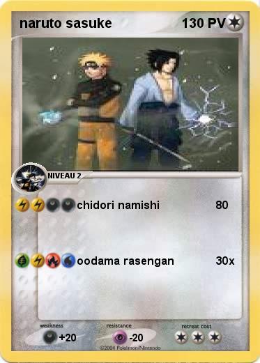 Pokemon naruto sasuke 