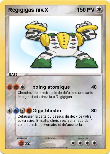 Pokemon Regigigas niv.X