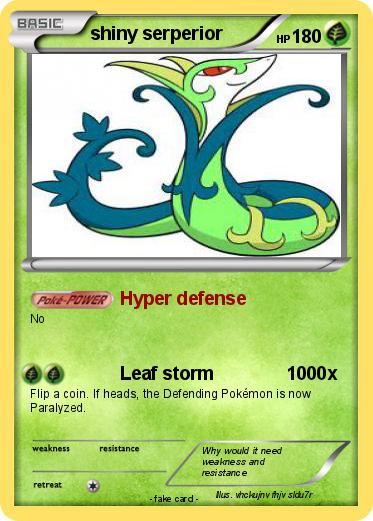 Pokemon shiny serperior
