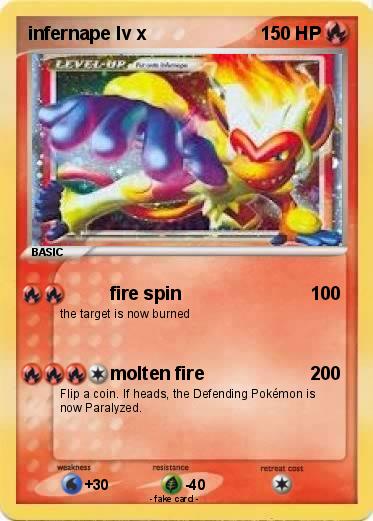 Pokemon infernape lv x