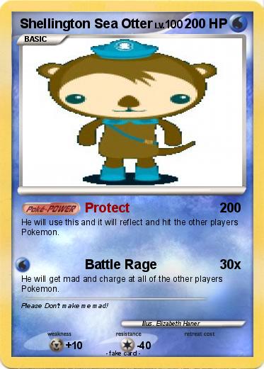 Pokemon Shellington Sea Otter