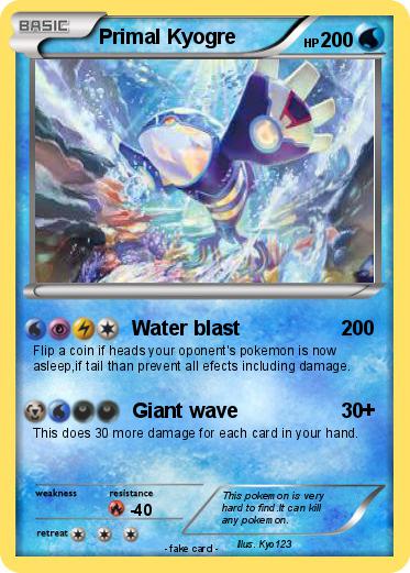 Pokemon Primal Kyogre