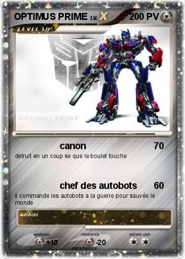 Pokemon OPTIMUS PRIME