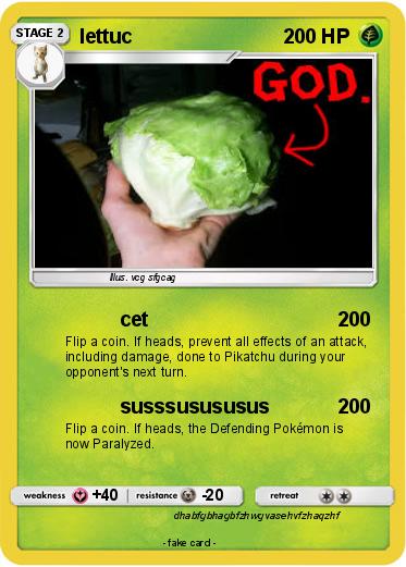 Pokemon lettuc