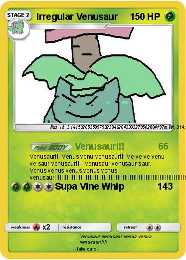 Pokemon Irregular Venusaur