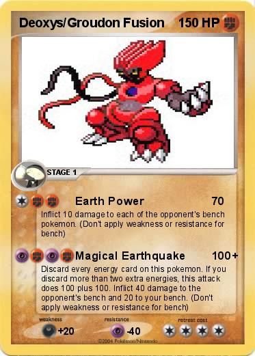 Pokemon Deoxys/Groudon Fusion