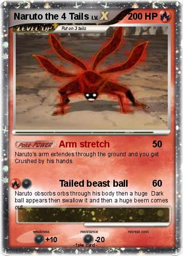 Pokemon Naruto the 4 Tails