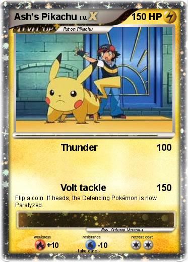 Pokemon Ash's Pikachu