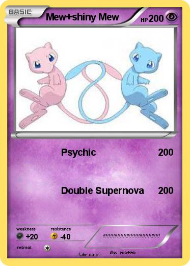 Pokemon Mew+shiny Mew