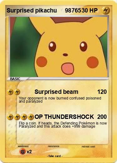 Pokemon Surprised pikachu     98765