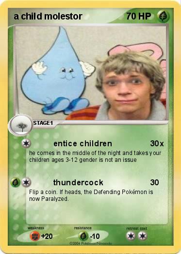 Pokemon a child molestor