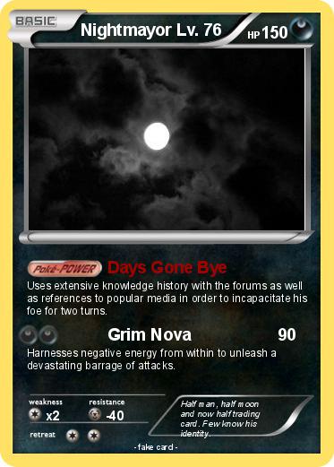 Pokemon Nightmayor Lv. 76