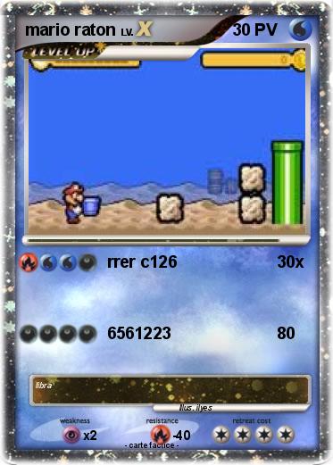 Pokemon mario raton